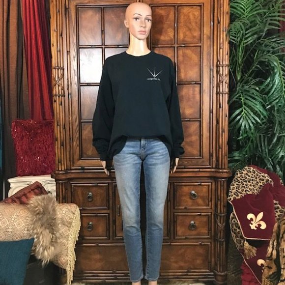 NWOT 'RECOGNIZE THIS' Black Long Sleeve Preshrunk 100% Cotton Tee - Picture 5 of 9